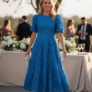 NWT Hyacinth House Eyelet Ainsley Midi Dress